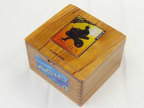 Empty Premium Acid Cigar Box, Hinged Lid by ACID Cigars