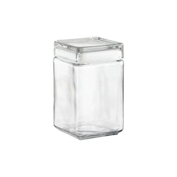 Anchor Squared Glass Empty Jar